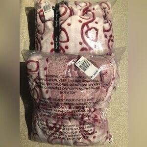 Vera Bradley Hooded Robe and Throw Stitched Vines L-XL, 80x50